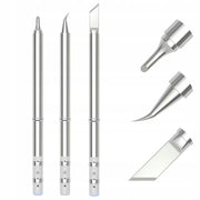 Set Punte Saldanti T65-K, T65-BC2, T65-IS – Compatibile con Stazioni Saldanti T65 | Rame e Acciaio Inox