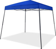 Pavilione acqua-tight pop-up tenda per giardino con 4 contenitori per sabbia, tenda per party op-pieghevole inclusa accessori e borsa da trasporto, blu
