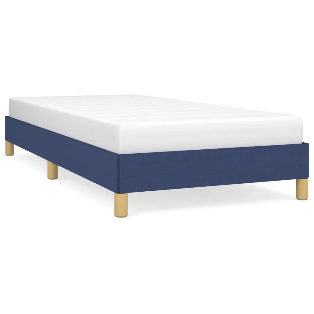 Giroletto senza Materasso-Struttura Letto Blu 90x200 cm in Tessuto 855529