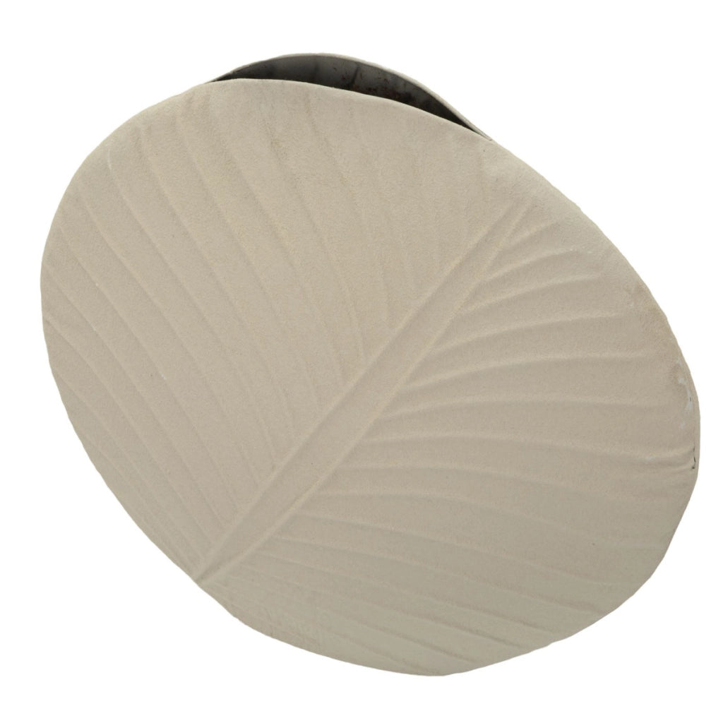 Vaso Decorativo VKH833, Beige, Metallo, 41,5x14x41,5 cm