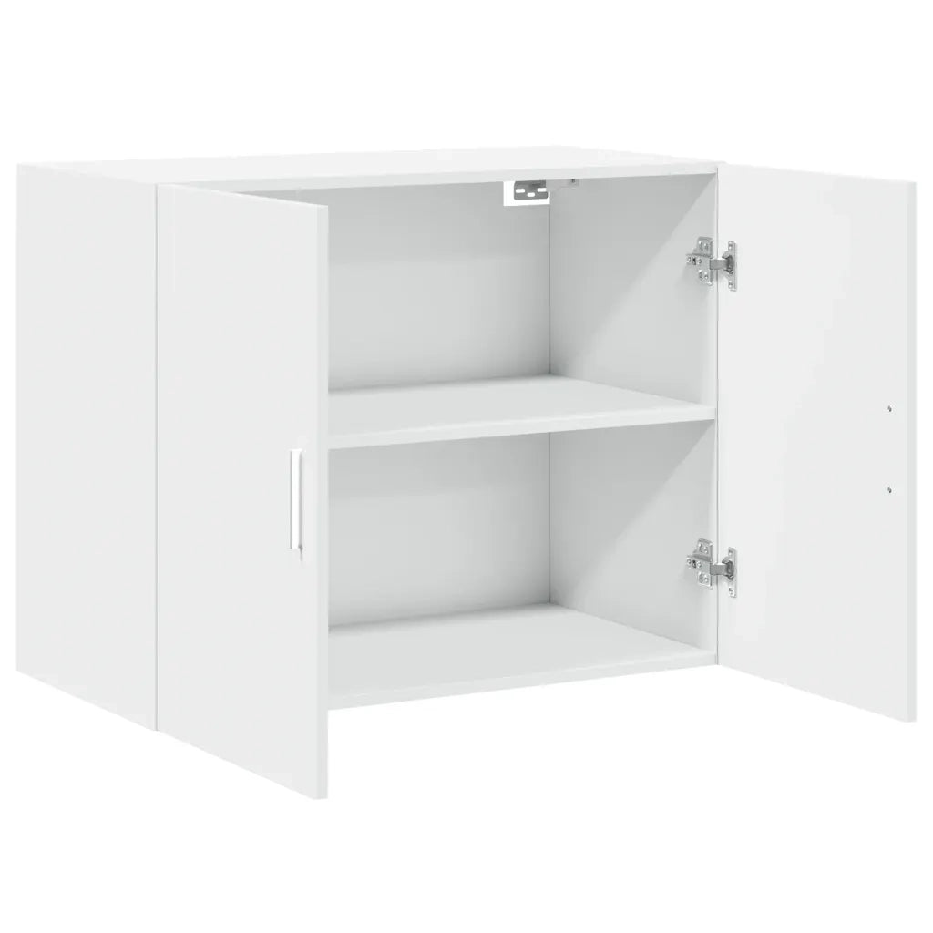 Armadietto a Muro | Mobile a Parete Bianco 80x42,5x64 cm in Legno Multistrato