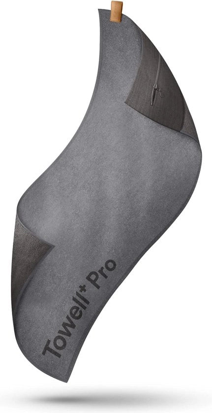 Asciugamano da parete, 105 x 42,5 cm, con superficie antiscivolo e tasca di chiusura, per corpo e parete, 4 colori, asciugamano microfibra