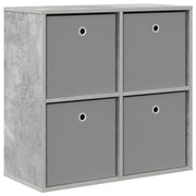 Credenza | Madia | Buffet da pranzo | Armadio da pranzo con cassetto Grigio cemento 68,5 x 32 x 67 cm