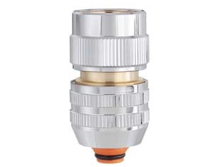 RACCORDO AUTOMATICO CON STOP METAL-JET IN BLISTER- - 1/2 - 5/8 9611 - 1 blister CLABER