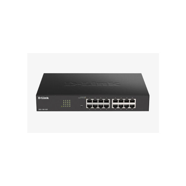 D-link dgs-1100-16v2 gestito l2 gigabit ethernet (10/100/1000) nero