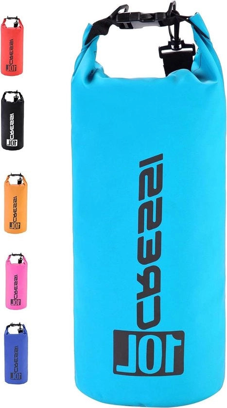 Borsa impermeabile 3 litri - Borsa impermeabile 20 litri - Drybag con cinture regolabili e chiusura di sicurezza