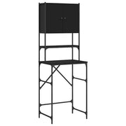 Mobile per Lavatrice Nero 68x48,5x194 cm CFW5458095