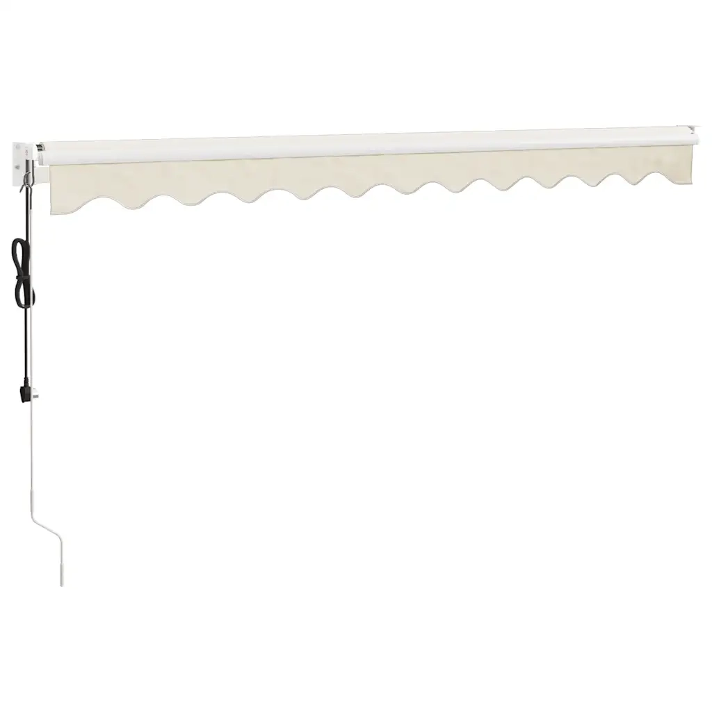 Tenda Sole Automatica Retrattile-Tenda parasole per balcone Crema 3x2,5 m 458984