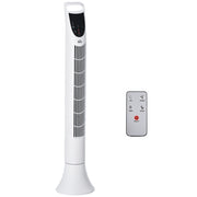 Ventilatore a colonna oscillante silenzioso con telecomando ¨C zephmum ¨C Bianco 40W 91.5cm