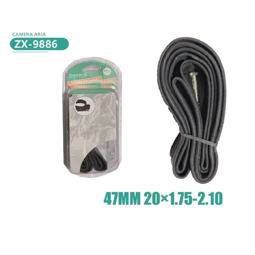 Trade Shop - Camera D'aria Per Pneumatici Ruote Bici Bicicletta 47 Mm 20×1.75-2.10 Zx-9886 -