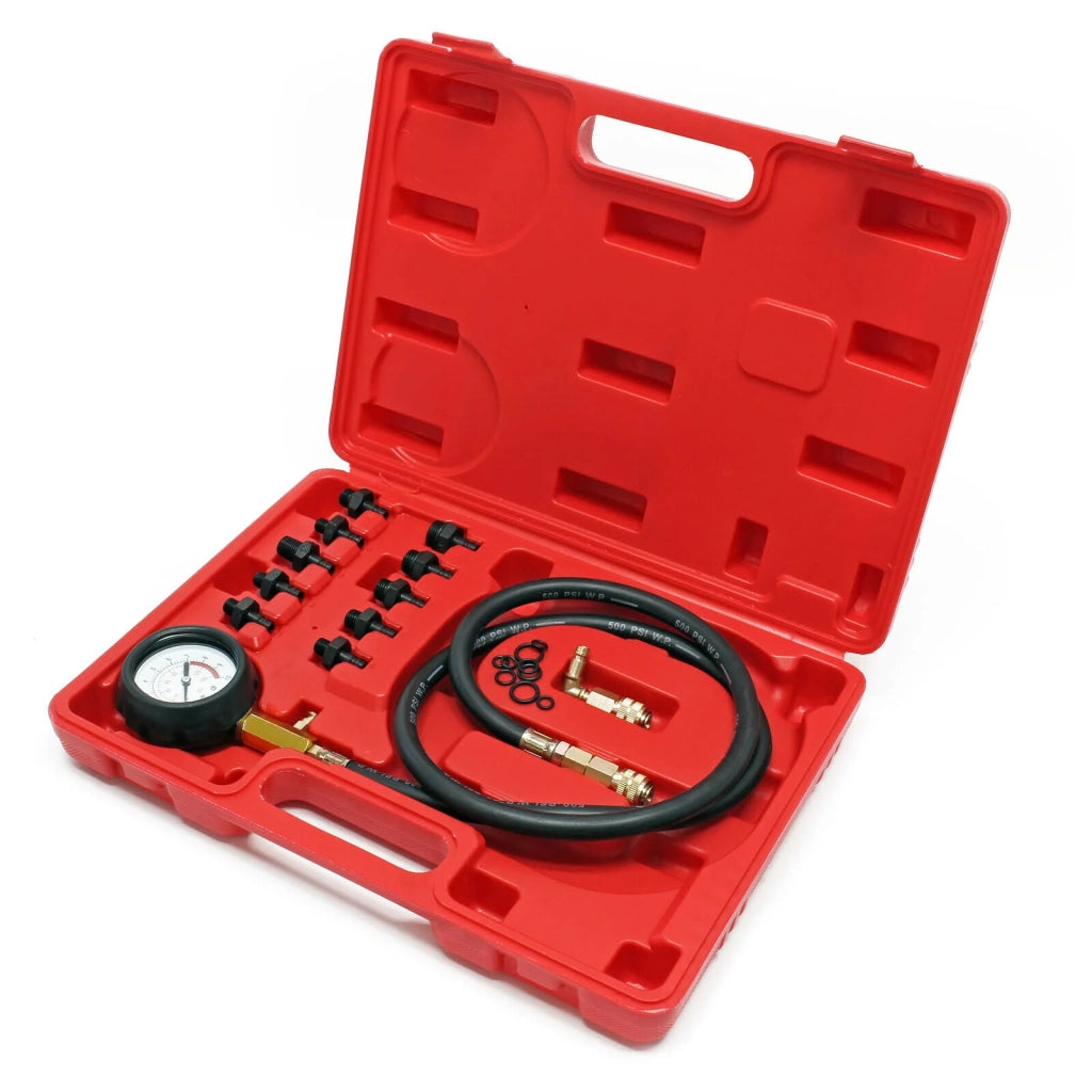 Kit di prova della pressione dell'olio per veicoli set da 12 pezzi manometro della pressione dell'olio 16_0002631