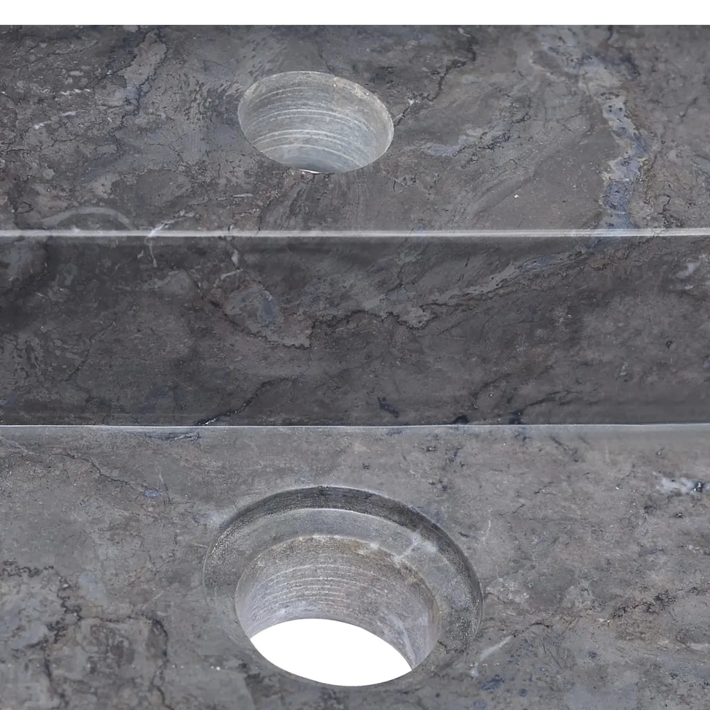 Lavandino-Lavabo-Lavello Nero 58x39x10 cm in Marmo