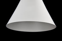 Lampada pendente Pendant in Metallo e Legno Bicones Bianco