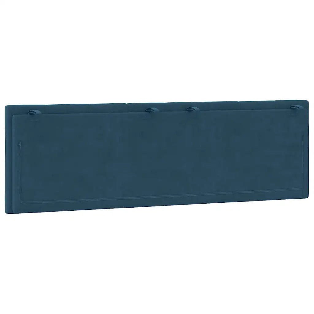 Cuscino Testiera Hanko Blu 160 cm in Velluto CFW7962959
