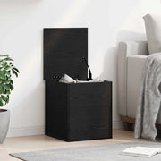 Scatola di Stoccaggio Rovere Nero 40 x 42 x 46 cm 868668