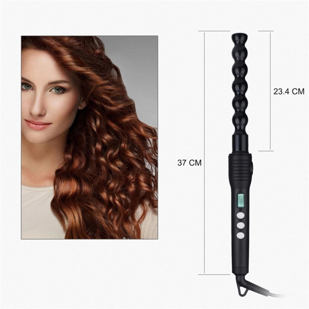 Trade Shop - Ferro Arricciacapelli Con Display Lcd Temperatura Controllata Spiral Curler -