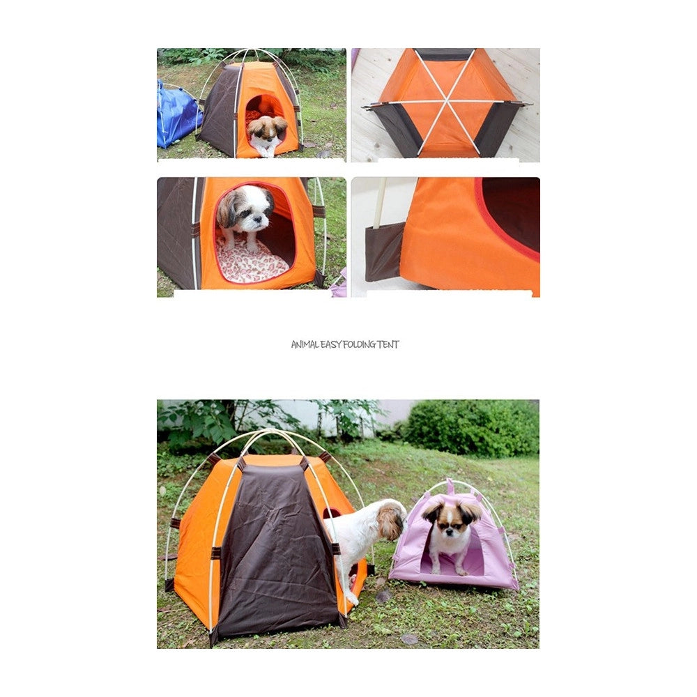 Trade Shop - Cuccia Tenda Portatile Per Animali Impermeabile Da Esterno Ripiegabile Spiaggia -