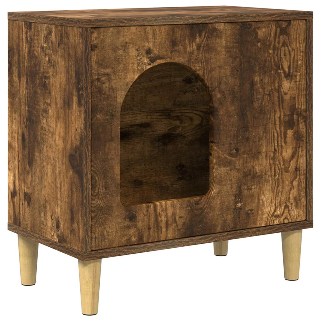 Casa per Gatti Rovere fumé 51 x 30 x 52 cm Legno ingegnerizzato 8000667