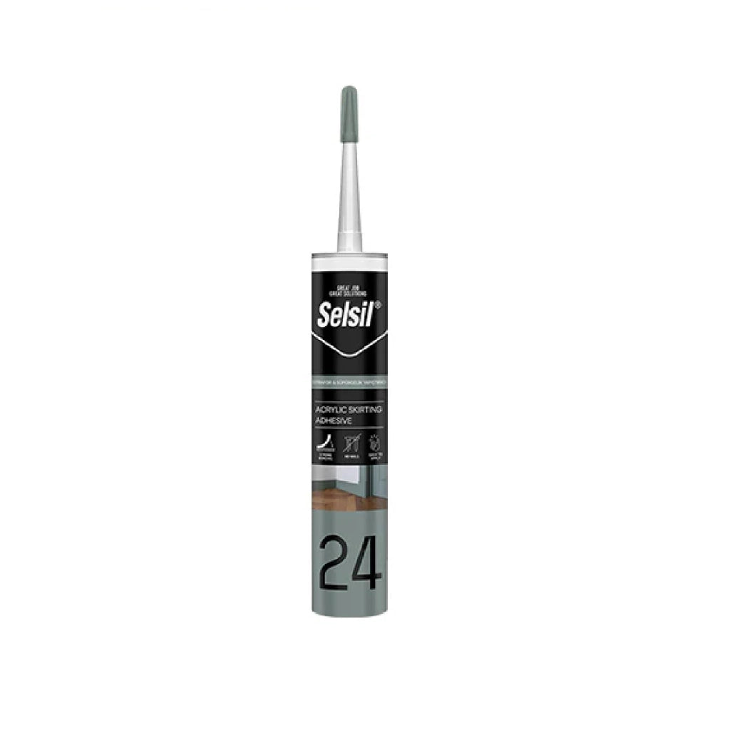 Adesivo acrilico di montaggio SELSIL 310 ml legno calcestruzzo intonaco cartongesso piastrelle SACR-FIX545