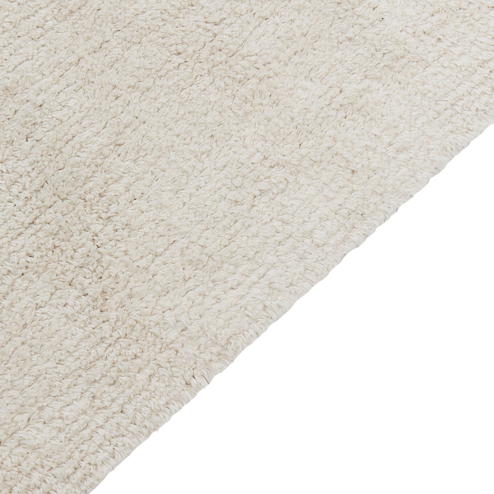 Tappeto per cameretta con stampa orsetto e nappe beige 140 x 200 cm camera da letto soggiorno