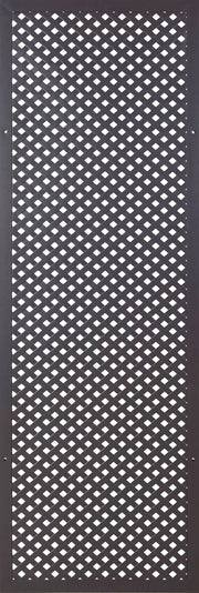 Set 2 Pezzi Traliccio Fisso Privacy con Cornice Verdemax 180x60 cm in Metallo Antracite