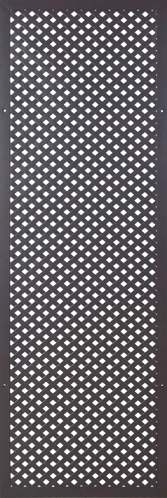Set 2 Pezzi Traliccio Fisso Privacy con Cornice Verdemax 180x60 cm in Metallo Antracite