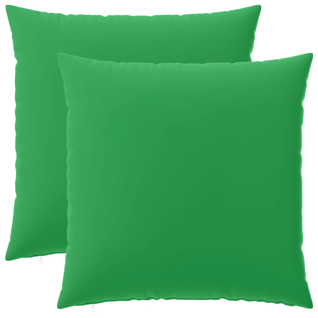 Federa 2 pcs HEERLEN Verde 65 x 65 cm Poliestere 913019