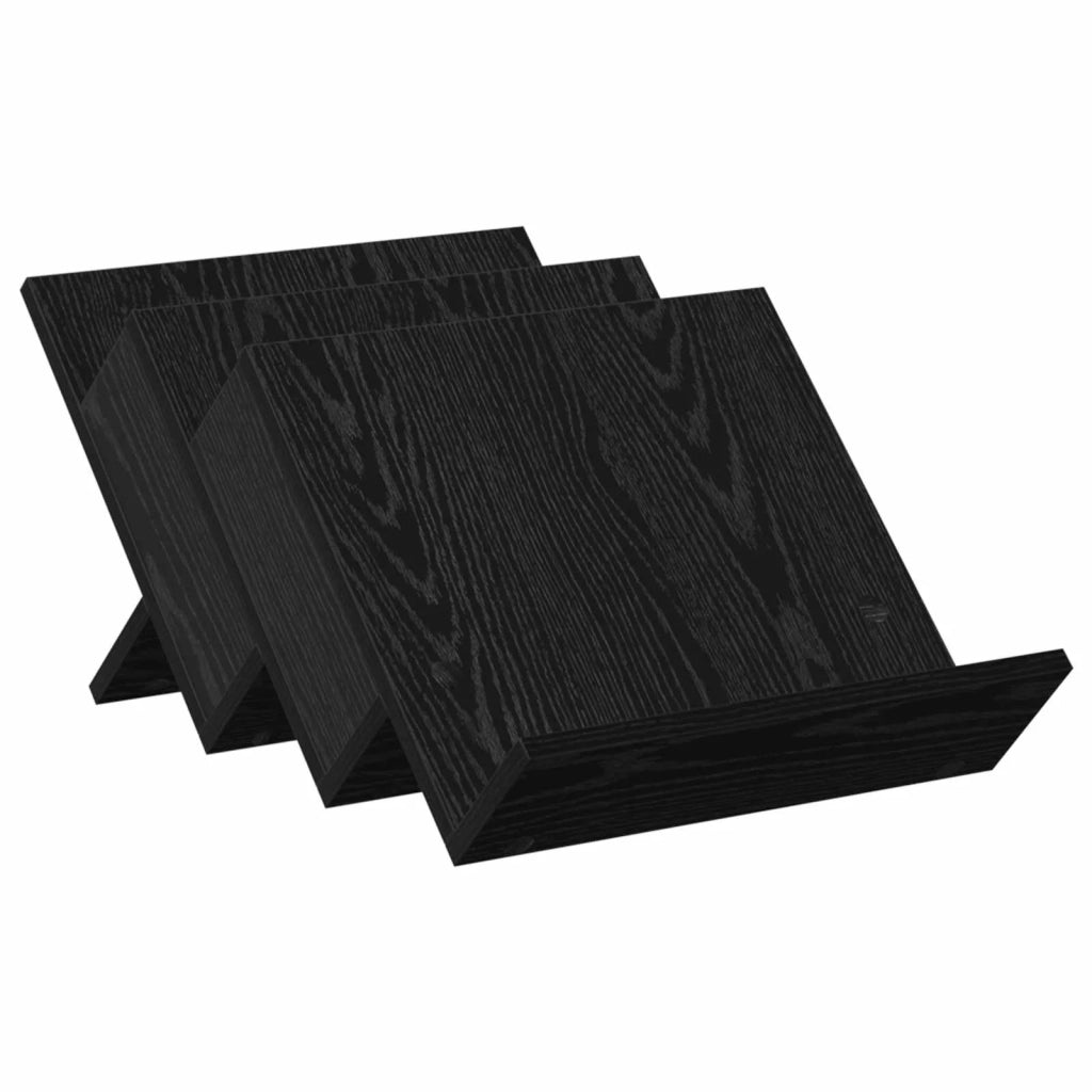 Scaffale per riviste Rovere Nero 53 x 40 x 28,5 cm CFW3751018