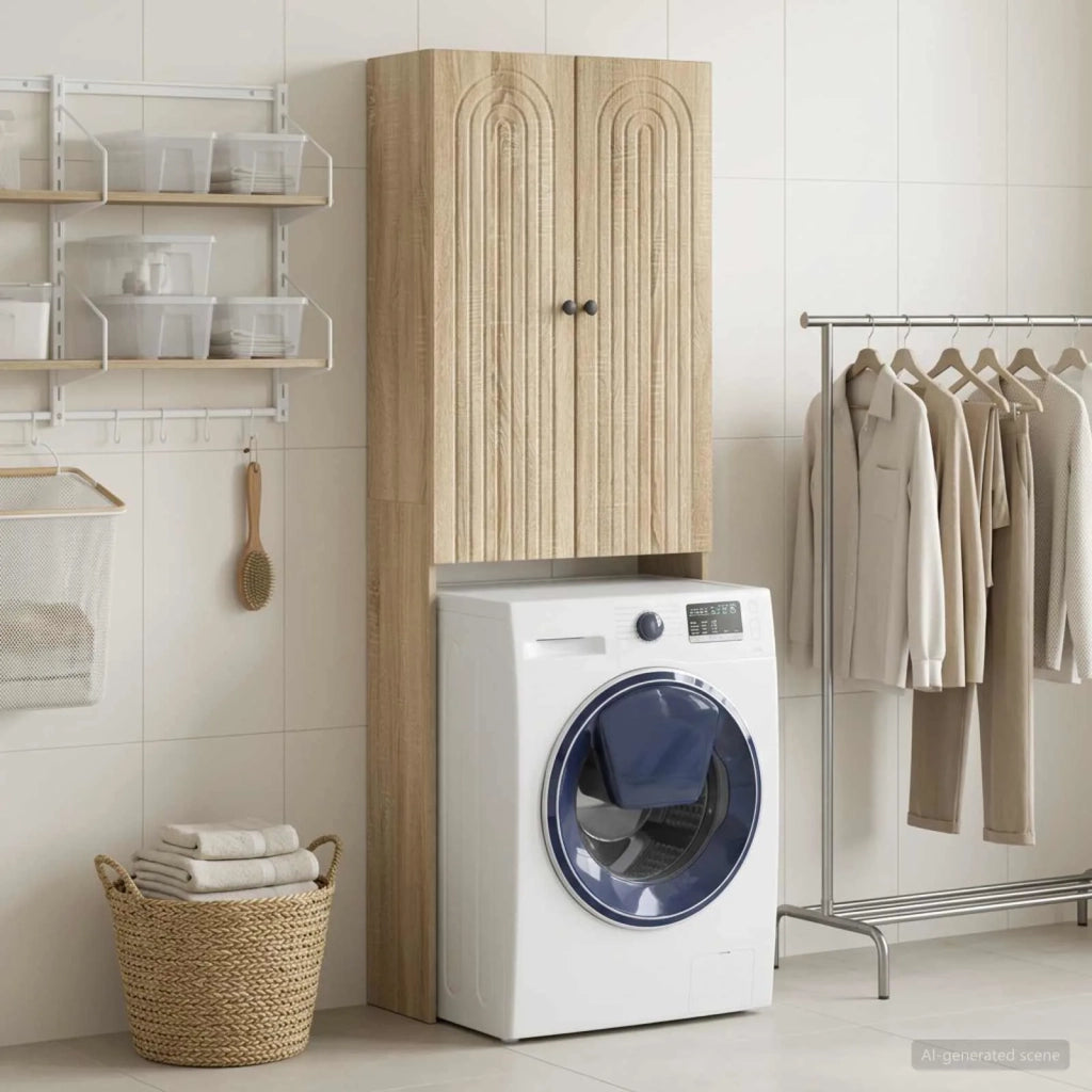 Mobile Bagno ALKMAAR Rovere Sonoma 66 x 25,5 x 190 cm 896257