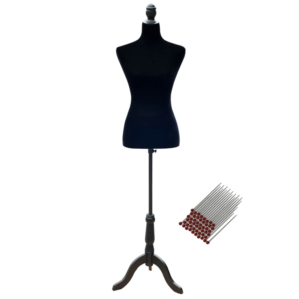 Manichino Sartoriale Regolabile ¨C Xylo ¨C 130-168 cm con Treppiede in Legno Nero