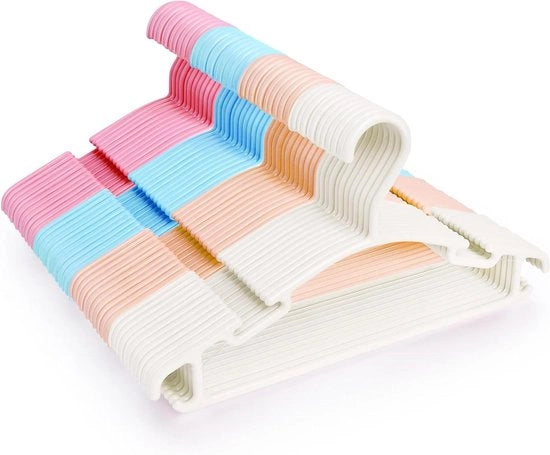 48 Pacchi di Supporti per Piante in Plastica Ultra Sottili con Spazio di Risparmio per Bambini Supporti Antiscivolo Tubolari