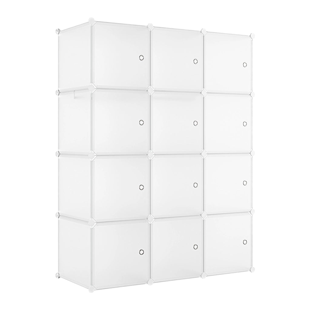 Armadio 12 Moduli in Plastica Colore Bianco EAN 8024299800785