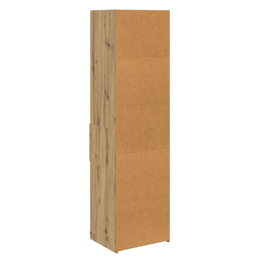 Credenza con Cassetto-Buffet-Armadio da cucina Rovere artigianale 50 x 42,5 x 185 cm