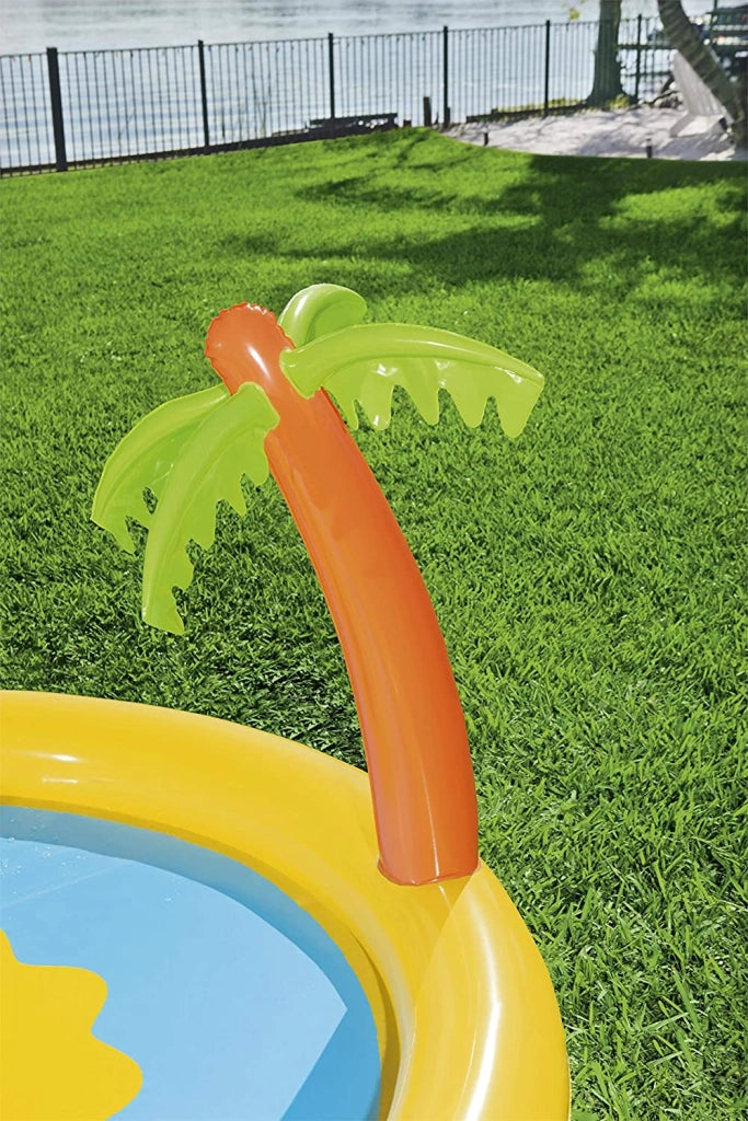 PISCINA GONFIABILE BAMBINI ISOLA DEL SOLE 237 X 201 X 104 CM