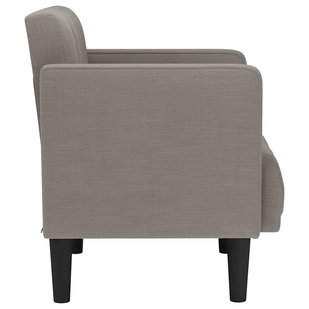 Divano Divanetto Tortora 111 cm in Tessuto 4100564