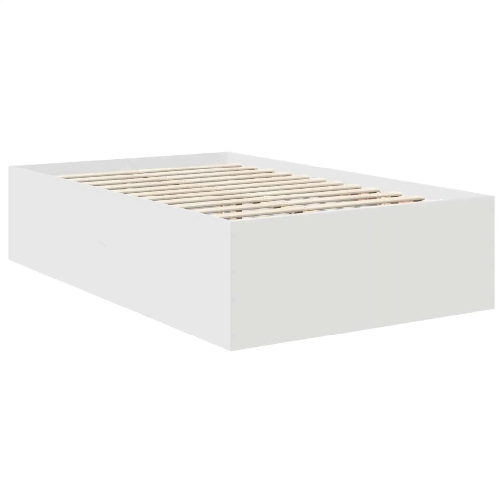 Struttura del letto Bianco 135 x 190 cm Legno multistrato 3408585