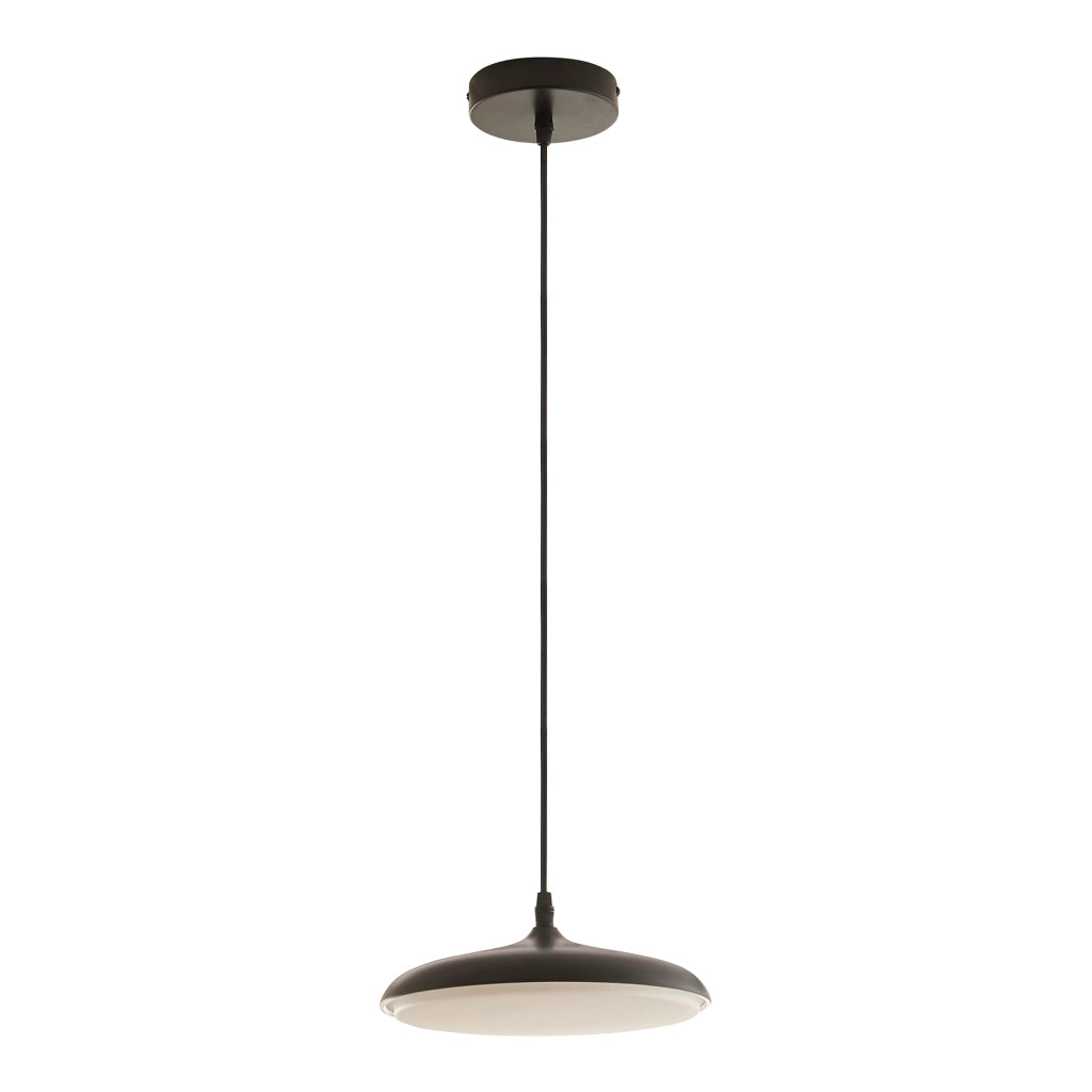 Lampada a Sospensione Oupilu con Illuminazione a LED - Nero/Bianco lux.pro