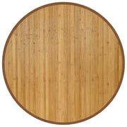 Tappeto del soggiorno | Tappeto Rotondo Naturale 80 cm in Bamb¨´
