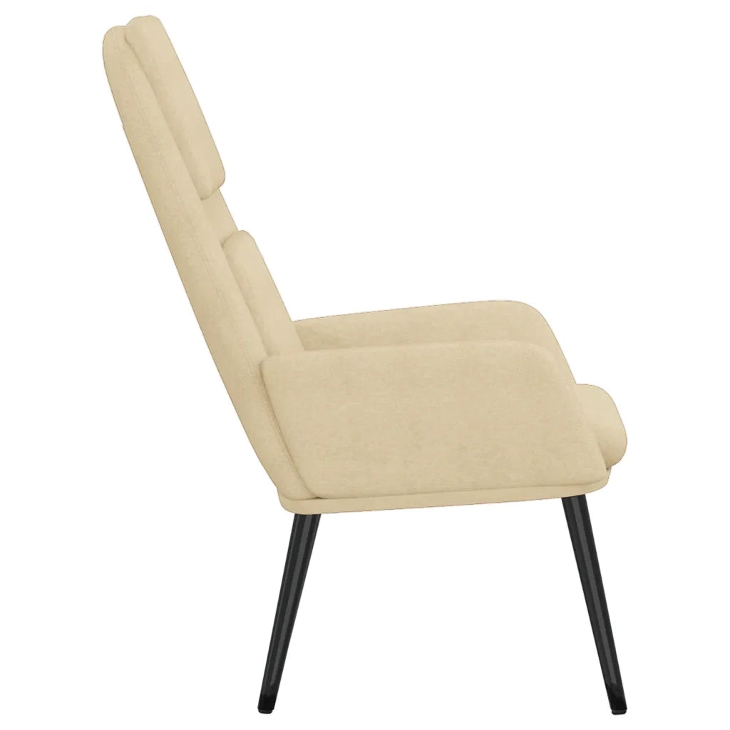 Sedia Relax Crema in Tessuto 341314
