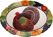 Piatto ceramico 18 pollici con disegno turco