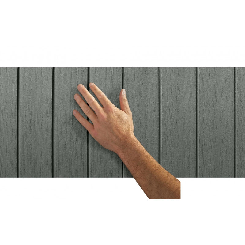 Casetta da giardino in resina EVOTECH+ effetto legno 190x122x221 cm - con pavimento rialzato e doppia porta - Verde – Keter