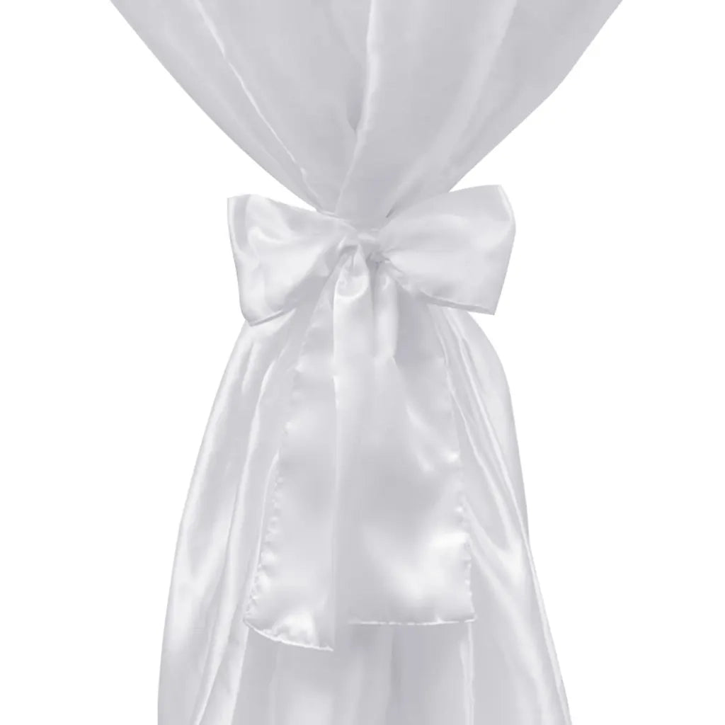 Copritavolo Bianco 70 cm con Fettuccia 2 pezzi CFW9070786