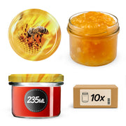 KADAX Tartu vasetti per conserva 235ml 10pz 82mm + coperchio "Ape".