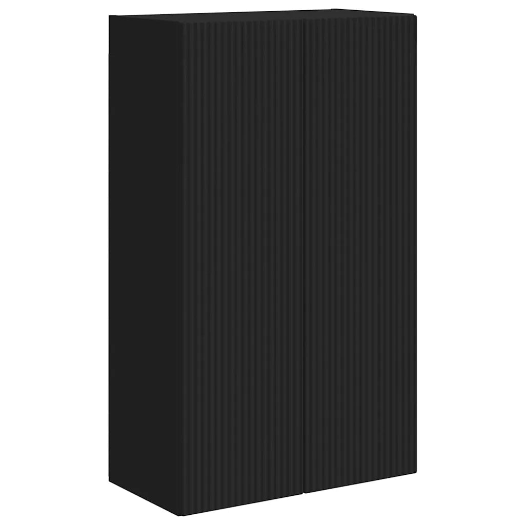 Mobile TV da parete-Mobile TV a Muro-Credenza TV Nero 59,5 x 31 x 100 cm Legno multistrato