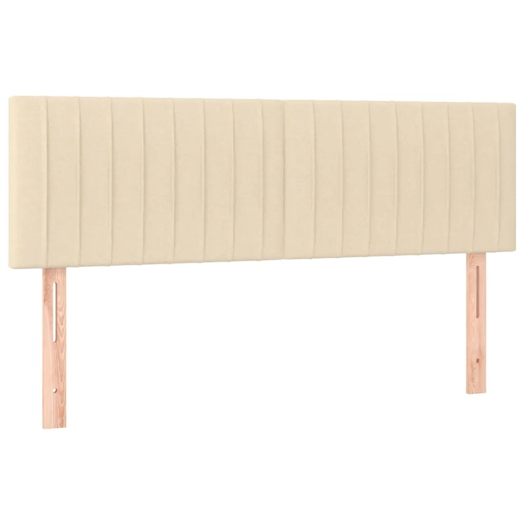 Giroletto a Molle con Materasso Crema 140x200 cm in Tessuto 3129878