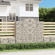 Cesto Gabbione ad Arco 200x50x180/200 cm Ferro Zincatocod mxl 80133