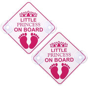 Etichetta di Sicurezza per Bambini - Sticker per Bumper Auto - Ripristinabile - Rosa - Sicurezza per Auto - Adatto per Auto