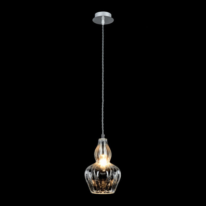 Lampada pendente Pendant in Metallo Eustoma Nickel
