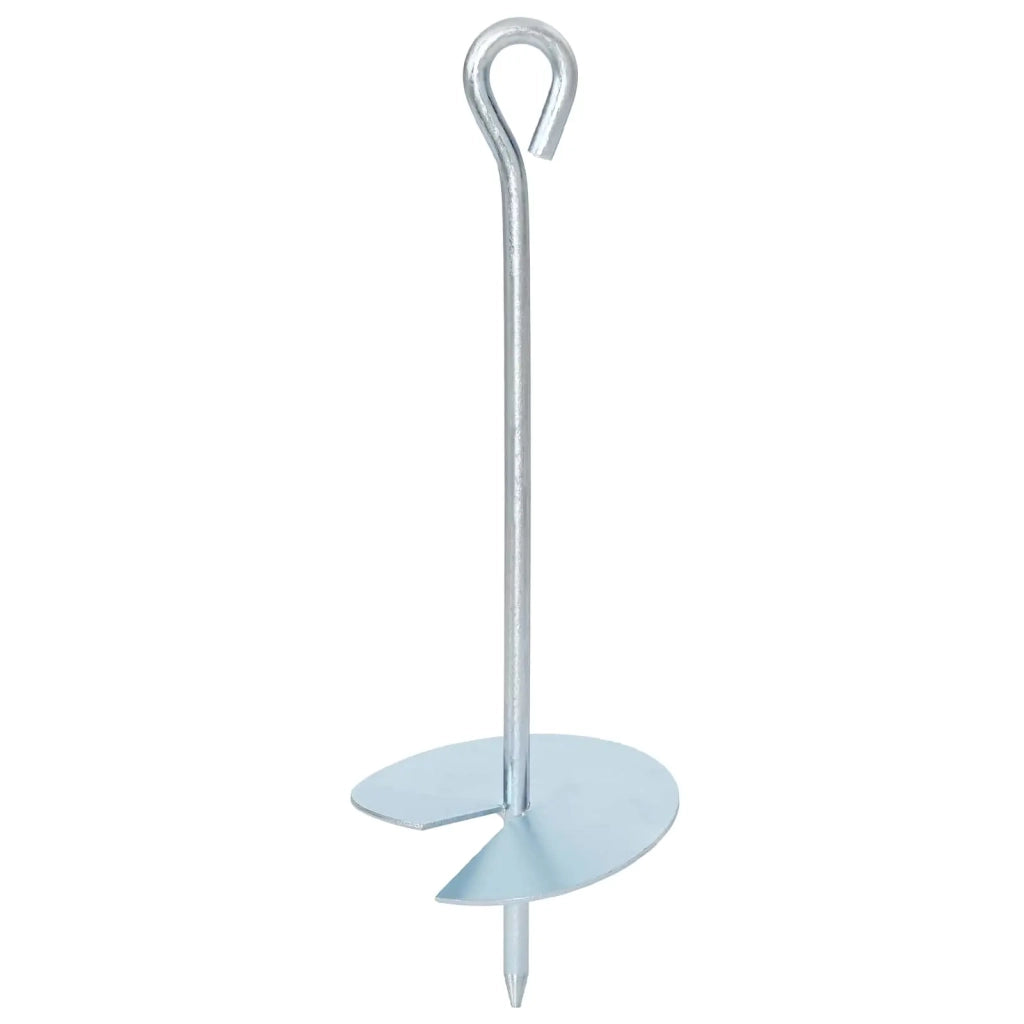 Ancora per Terra 2 pcs Argento Ø10 x 30 cm Metallo Galvanizzato 42052416