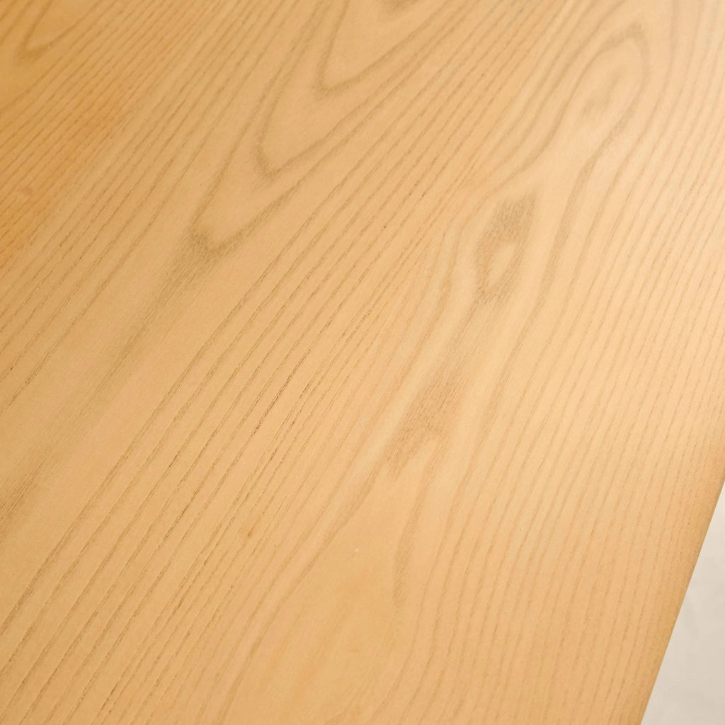 Tavola da pranzo rettangolare in legno di hevea di 8 posti, marrone
